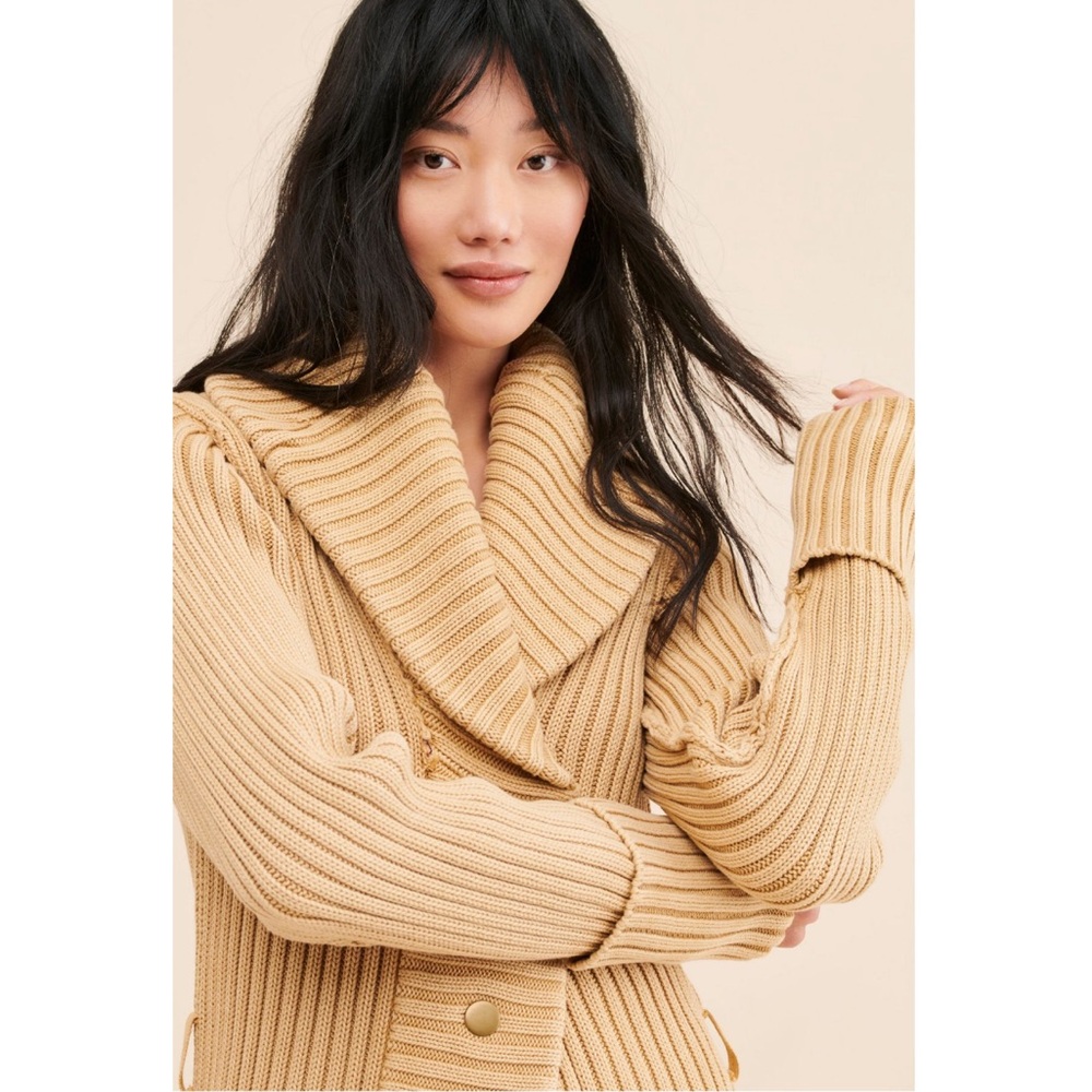 5046. Free People Ryanne Long Haul Cardigan - Picture 3 of 8